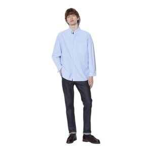 Uniqlo Slim Straight Stretch Selvedge Actual Size 29 X 30 Jeans  Cotton